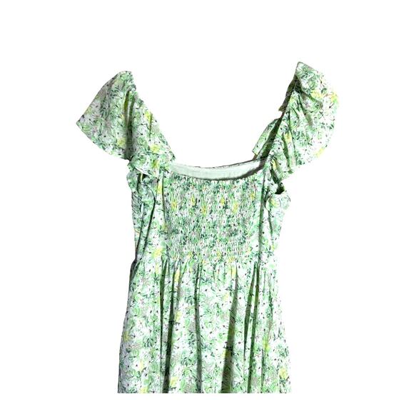 Astr the Label Revolve Luisa Flutter Sleeve Midi Dress w smocking sz XS - Picture 4 of 10